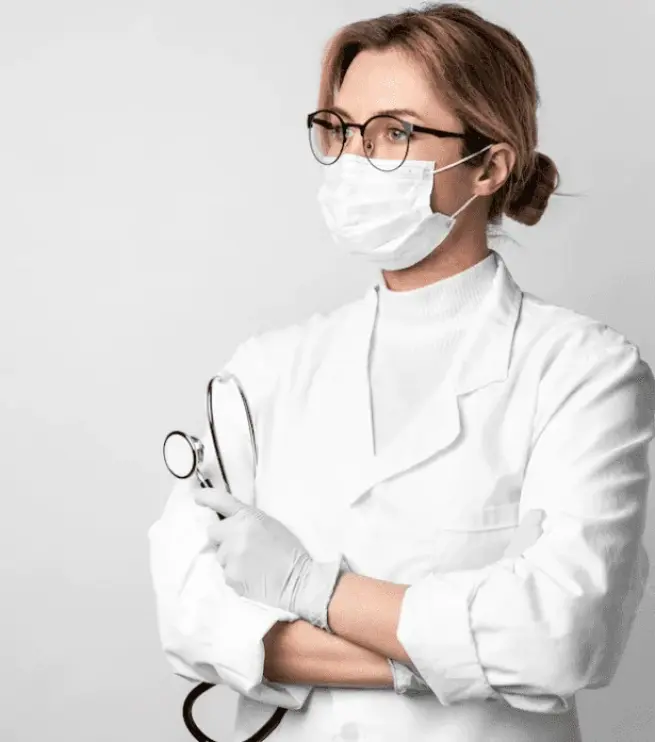 врач со стетоскопом